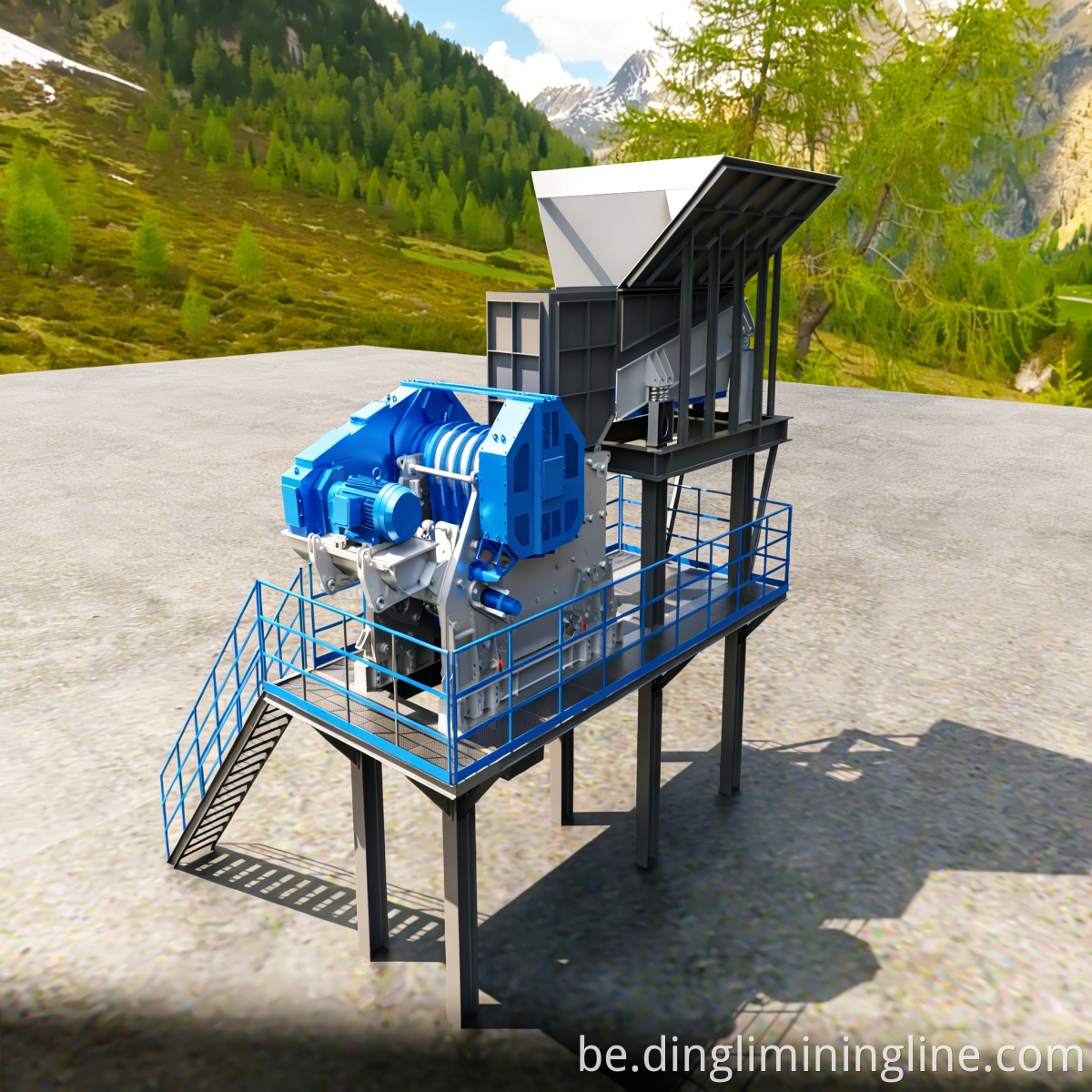 Mining Iron Ore Crushing System